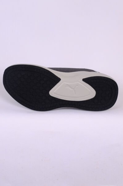 Puma 379437-22 Skyrocket Lite Fileli Rahat Ortopedik Taban Beyaz Topuk Desenli Esnek Hafif Gri Günlük Erkek Spor Ayakkabı