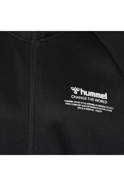 Hummel 921133 Erkek Siyah Fermuarlı Eşofman Üstü