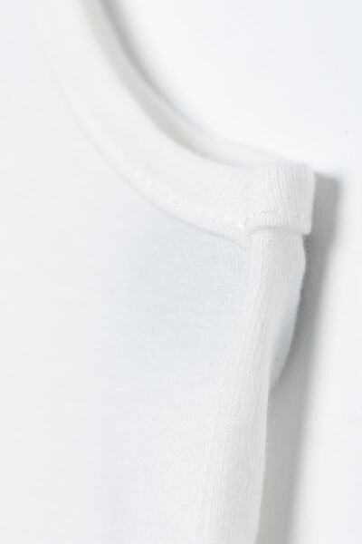 Allday BOX60019AL3 Beyaz Kadın Pamuklu Bisiklet Yaka Kolsuz İçlik Elbise