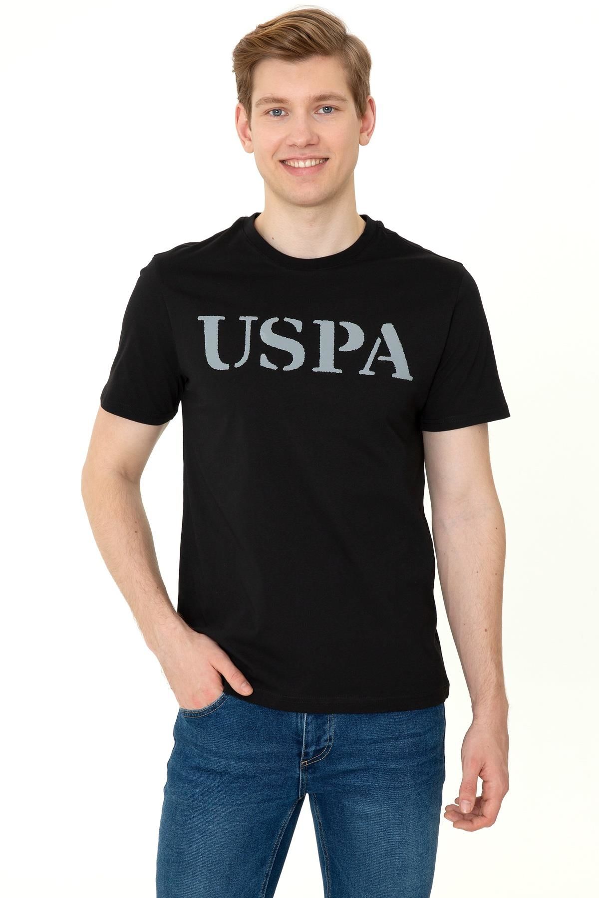U.S Polo 1350567 Erkek Siyah  T-shırt