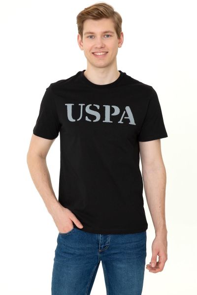 U.S Polo 1350567 Erkek Siyah  T-shırt