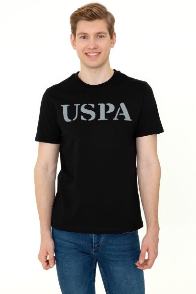 U.S Polo 1350567 Erkek Siyah  T-shırt