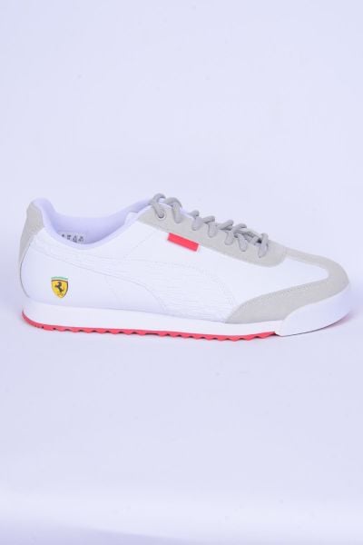 Puma 307813-02 Ferrari Roma Via Beyaz-Kırmızı Erkek Spor Ayakkabı