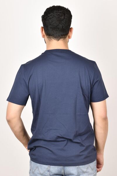 Lee L211918410 Erkek Lacivert Bisiklet Yaka T-shirt